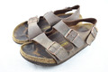 Birkenstock Milano Gr. 42 braun Sandalen Hausschuhe Zweiriemer gebraucht unisex