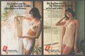 Konvolut 2x Original Reklame 1973, 1974, Ski Mieder - Dessous, Lingerie, Erotik