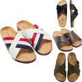 Brave Soul Herren Cross Over Sandalen Strand Schieberegler Flip Flops Hausschuhe Größe 6-12