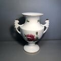 Royal Tettau | Porzellan Amphorenvase 24,5cm mit Floralem Motiv | Vintage #W2