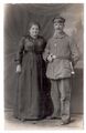 96- Foto * Soldat mit EK & Frau * Cöln-Mülheim 1.WK