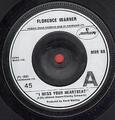 Florence Warner I Miss Your Heartbeat 7" Vinyl UK Mercury 1981 B/W Why do you