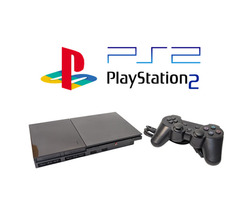 Sony PlayStation 2 Slim PS2 Konsole Controller Dualshock2 Schwarz⚡️ BLITZVERSAND