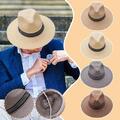 Männer Frauen faltbarer Strohhut Panama-Sonnenhut Sommer Strand weicher Hut