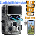Campark Solar WLAN 4K 30MP Wildkamera Bluetooth Fotofalle  Überwachungskamer