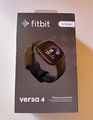 Fitbit Versa 4 - Black/Graphite Sportuhr - NEU