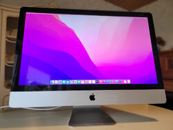 Apple iMac 27" A1312 i5 12GB RAM 240GB SSD + 1TB HDD ATI 6770M Monterey Win 11