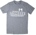 T-Shirt If I Were A Zombie I'd Eat You The Most - lustiger Witz
