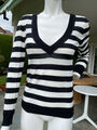 AnaStacia by s.Oliver Damen Feinstrick Pullover - getreift - Gr. S