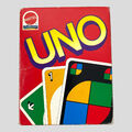 UNO Spiel - Mattel ©1992 Kartenspiel 4 Symbole in Ecken Vintage 100% Komplett