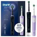 ORAL-B Vitality Pro D103 Duo Elektrische Zahnbürste Schwarz/Lila