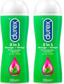 Durex Play 2in1 Massage- & Gleitgel Aloe Vera 4 x 200ml