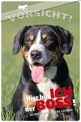 ! ENTLEBUCHER SENNENHUND ! Metall Warnschild .02