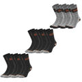 Black+Decker Herren Damen Sport & Arbeitssocken 39-42 43-46 47-49 Work Socken