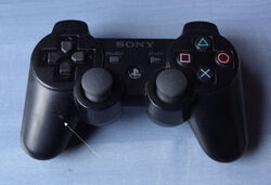 1 original Sony PS3 Dualshock 3 wireless Controller Gamepad mit Vibr. DEUTSCH ##