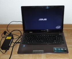 Asus X53E Notebook / Intel Core i5  2,5GHz / 8GB / 256GB SSD