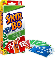 Mattel Games 52370 - Skip-Bo Kartenspiel und Familienspiel geeignet für 2 - K8X9
