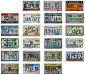 1 Motorrad-Nummernschild Auswahl USA Kennzeichen License Plate Motorcycle Schild