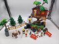 Playmobil / Baumhaus mit Tieren, Bäume, Figuren und Zubehör