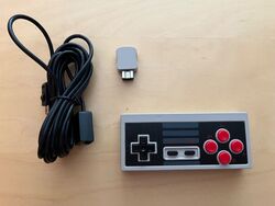 NES Classic Wireless Controller für  Nintendo Mini NES, oder Wii U + Kabel