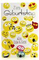 Geburtstagskarte mit Geldfach Karte Maus Frosch Geburtstag smiley Geldgeschenk