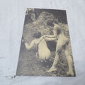 Vintage Französische nackte Postkarte Fotokarte  Nude Akt Erotik  (AA6)