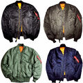 ALPHA INDUSTRIES MA-1 Bomberjacke Pilotenjacke Blouson Herren Fliegerjacke