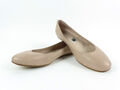 Hiegl Damen Schuhe Ballerina Gr 38,5 | UK 5,5 Slipper Halbschuhe Leder beige (W)