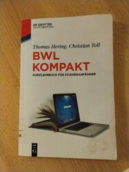 BWL kompakt | Kurzlehrbuch für Studienanfänger | Thomas Hering (u. a.) | Deutsch