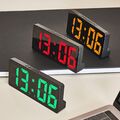 Beleuchtung Zahl Uhr Nachtlicht Wecker LED Digital Elektronische Uhr Große Zahl