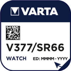 5x VARTA Watch V 377 Uhrenzelle Knopfzelle SR 626 SW V377 Uhrenbatterie 1'er BL