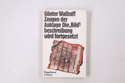29446 Günter Wallraff ZEUGEN DER ANKLAGE, DIE "BILD"-BESCHREIBUNG WIRD