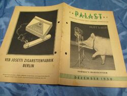 Friedrichstadt Palast , Revue - Programm , Dezember 1950 , Rarität , N 216 k