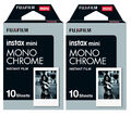 Fuji Instax DP Film 2x10 = 20 Aufnahmen Monochrome Schwarz Weiß f Mini 8 9 11 12