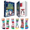 Oddsocks Holly Jolly Christmas Weihnachten SOCKEN 6er Set Jungen Strümpfe Buch