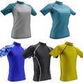 UV Schwimmshirt UPF 50+ UV Shirt Badeshirt Damen Herren UV-Schutzshirt Bademode