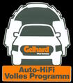 Werbe Aufkleber - Gelhard Auto Hifi - 10x12cm - Vintage 80er - KFZ Reklame