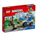 Lego Juniors Polizei auf Verbrecherjagd 10735 Auto Motorrad Schranke Spielzeug