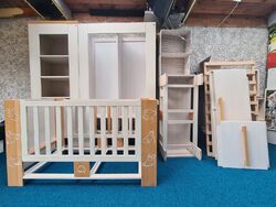 Kinderzimmer komplett Babyzimmer Spiegelburg Schrank Kinderbett Kommode 
