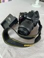 Nikon D D5100 16.2MP Digitalkamera - Schwarz (Kit mit AF-S 18-55mm Objektiv)