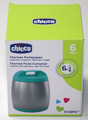 Chicco Thermobehälter für Nahrung, Thermosflasche aus Edelstahl für Kinder,Grün