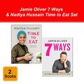 Nadiya Hussain Time to Eat Delicious, Jamie Oliver 7 Wege 2 Bücher Sammlung Set