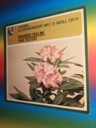 Maurizio Pollini- CHOPIN KLAVIERKONZERT Nr.1 E-Moll OP.11  Paul Kletzki/LP/L460