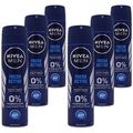 NIVEA MEN Fresh Active Deo Spray 6x150ml