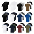 3er oder 6er Pack BOSS Herren Classic T-Shirts kurzarm Shirts Pure Cotton C-Neck