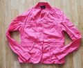 Damen Jacke Sommerjacke Baumwolle Leicht Gr. S Rosa 