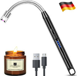 Stabfeuerzeug, Lichtbogen Feuerzeug Lang USB-C Aufladbar Feuerzeug elektrisch DE