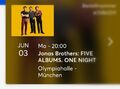 E-Ticket Jonas Brothers München
