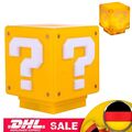 LED Nachtlicht Für SUPER MARIO Dekoration Puzzle Block Lampe Display Spielzeug