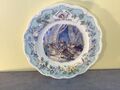 ROYAL DOULTON Knochen China BRAMBLY HEDGE Jill Barklem ENDLICH SICHER 8"" PLATTE 1991